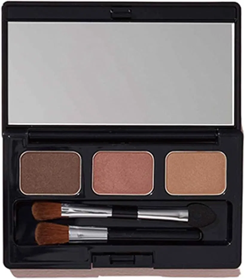 Тени для век Ula Ula Fine Effect Shadow BP-1, 3 цвета, коричневый