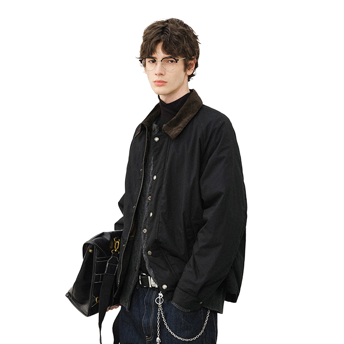 

714STREET Пуховик Unisex, Black Puffer Jacket