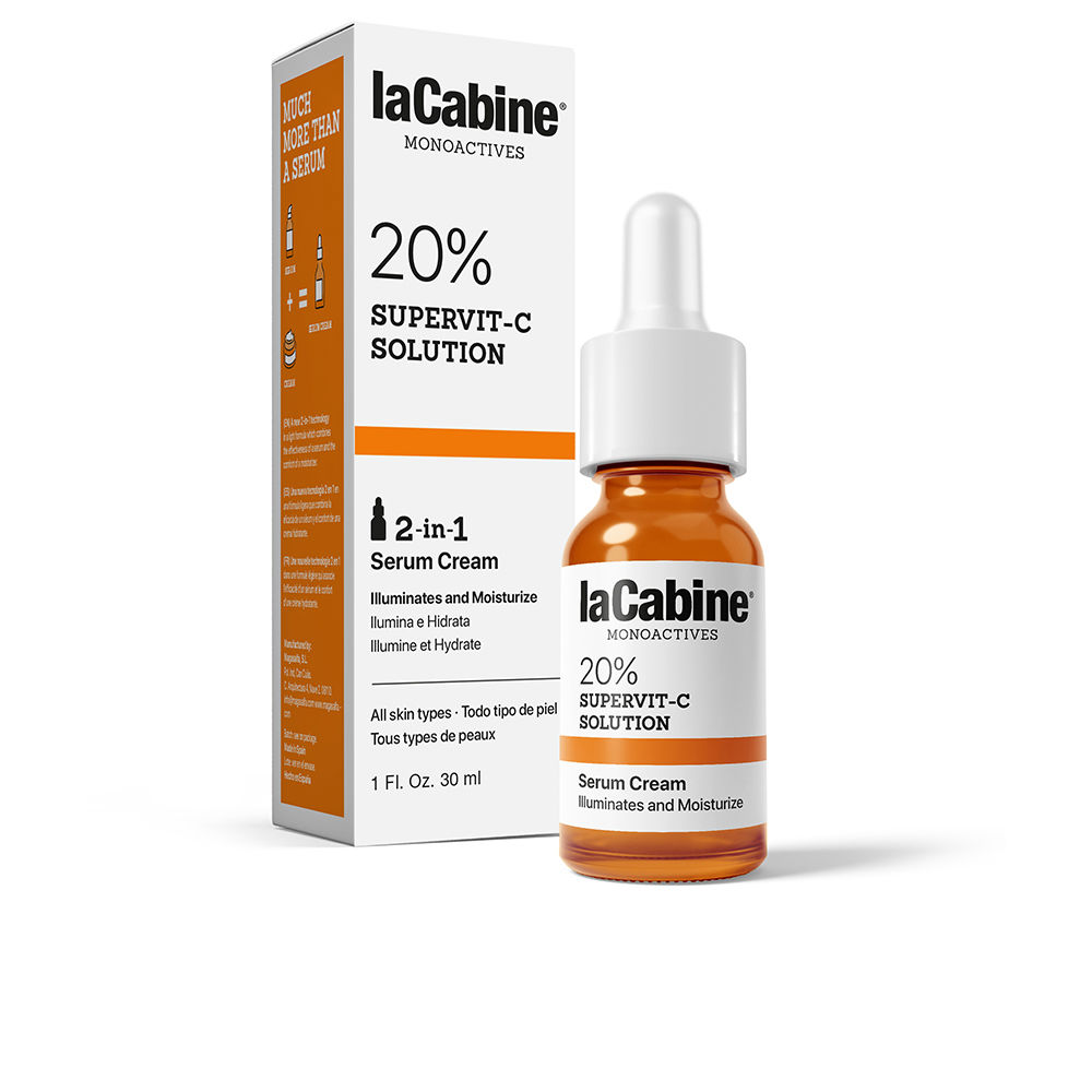 

Увлажняющий крем для ухода за лицом Monoactives 20% supervit c solution serum cream La cabine, 30 мл