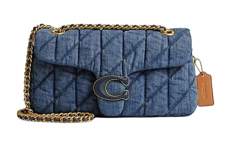 

Табби Тканевая Кроссбоди Сумка Через Плечо Средний Размер Женская Индиго COACH