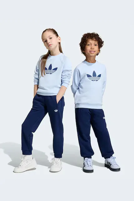 Детский костюм из хлопка Adidas Originals, синий
