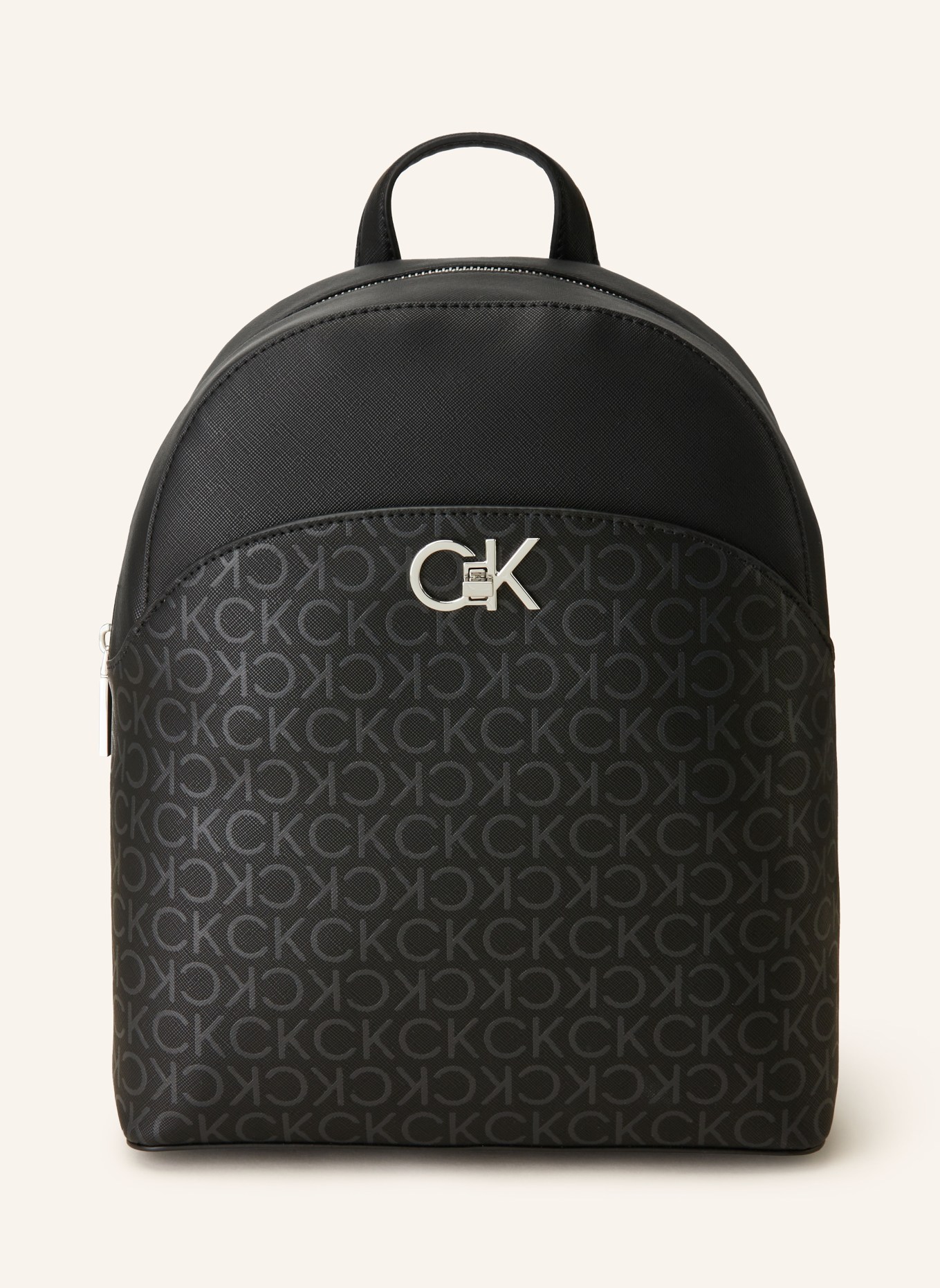 

Рюкзак с закрывающимся куполом и отделением для ноутбука Calvin Klein, черный