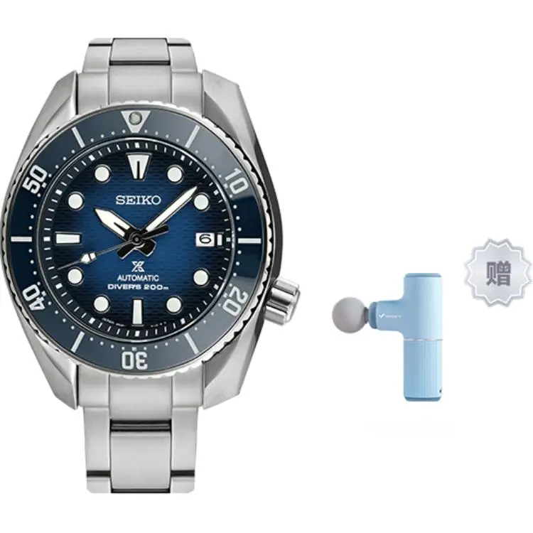 

SEIKO Механические часы Prospe Collection с ремешком из нержавеющей стали, японские/корейские, мужские, синий циферблат