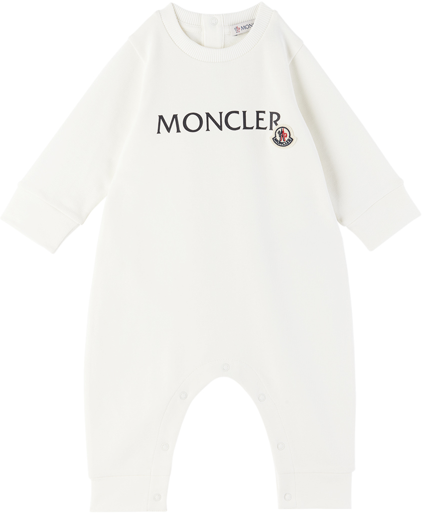 

Детский комбинезон с принтом Moncler Enfant
