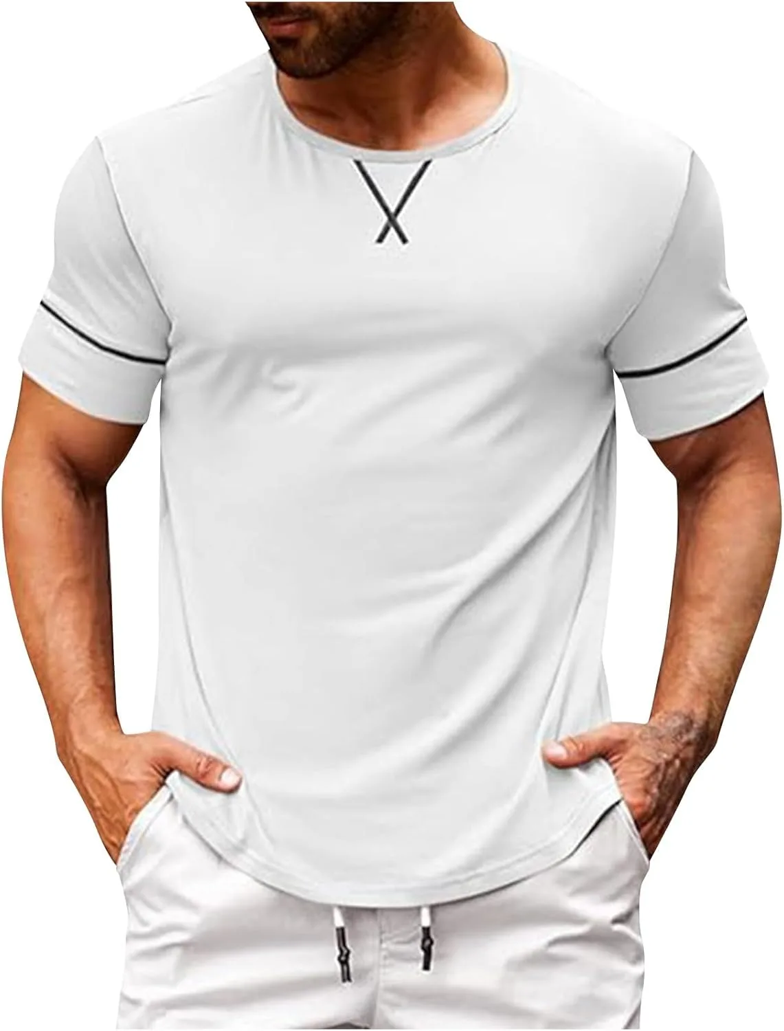 

Мужская футболка с коротким рукавом Slim Fit Stretch