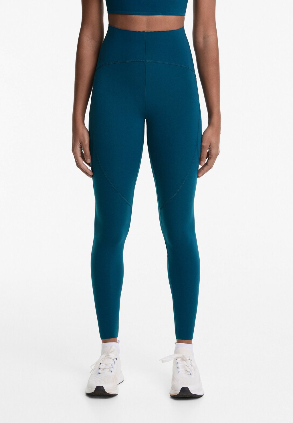 

Леггинсы BASIC COMPRESSIVE ANKLE-LENGTH OYSHO, темно-синий