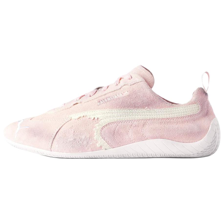 Balenciaga Кроссовки PUMA x Speedcat с тонкой подошвой, низкие, повседневные, женские, розовые