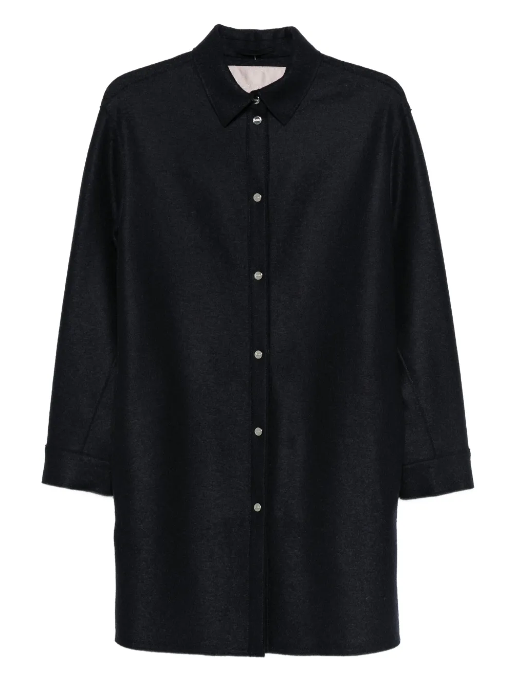 

Шерстяная рубашка Herno, синий