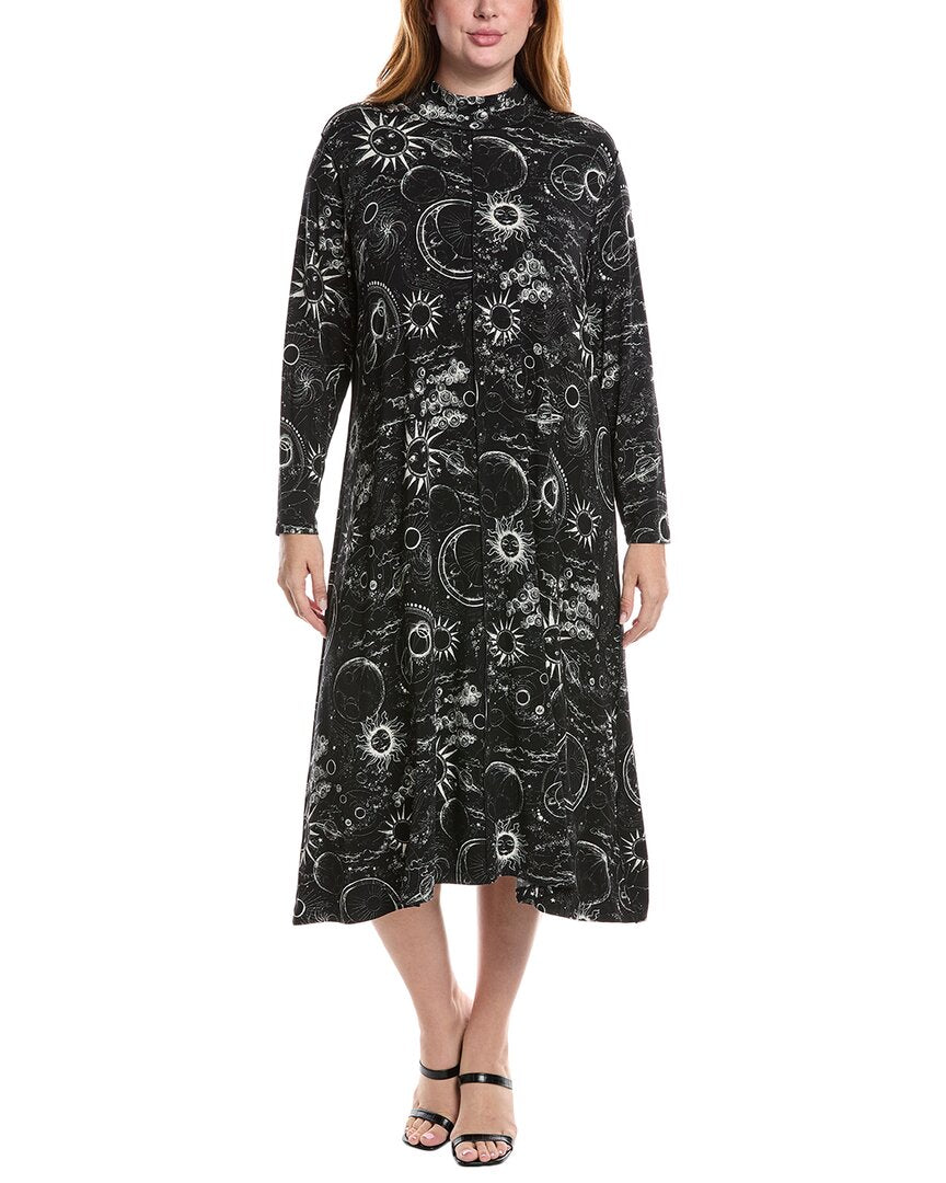 

Джонни Вас Плюс Любимое платье Джейни Johnny Was, черный