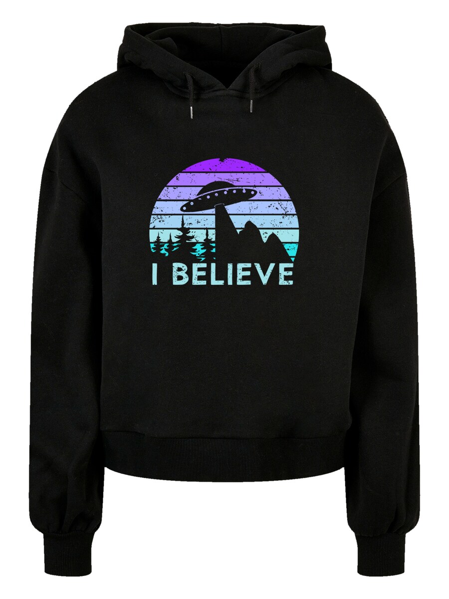 

Толстовка F4NT4STIC I Believe UFO Alien Raumschiff Retro, Black