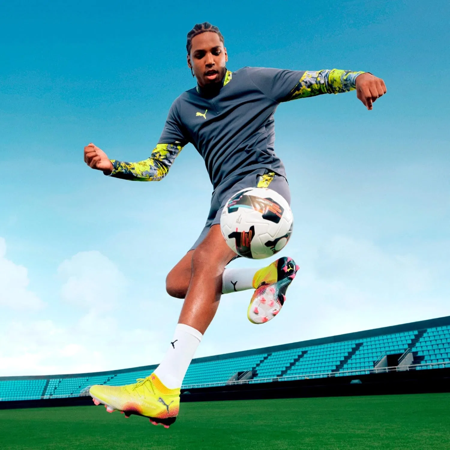 Кроссовки PUMA Future 8 Ultimate FG White Pack, унисекс — фото 2