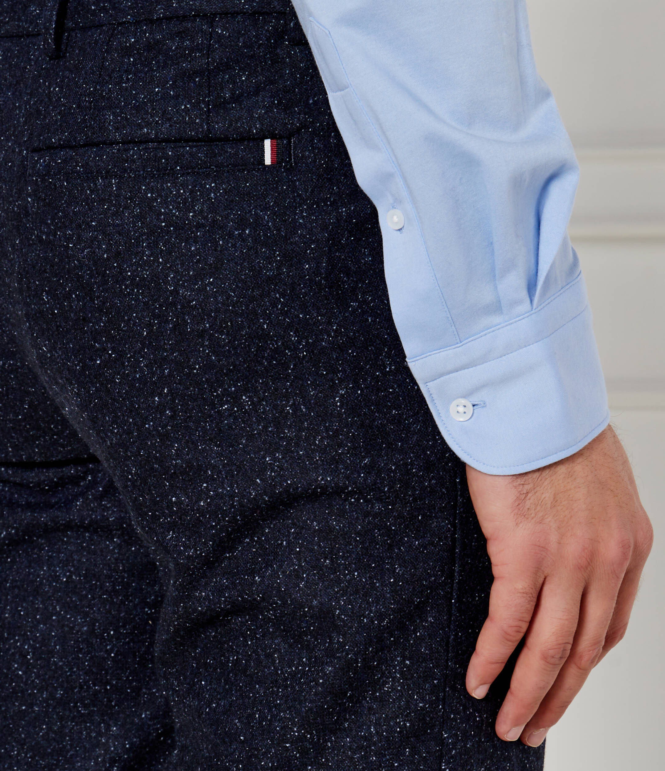 Брюки Tommy Hilfiger chino Denton, темно-синий — фото 4