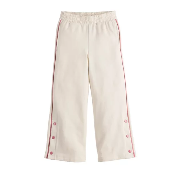 

Широкие спортивные брюки для девочек 4-12 лет Jumping Beans, цвет white oak