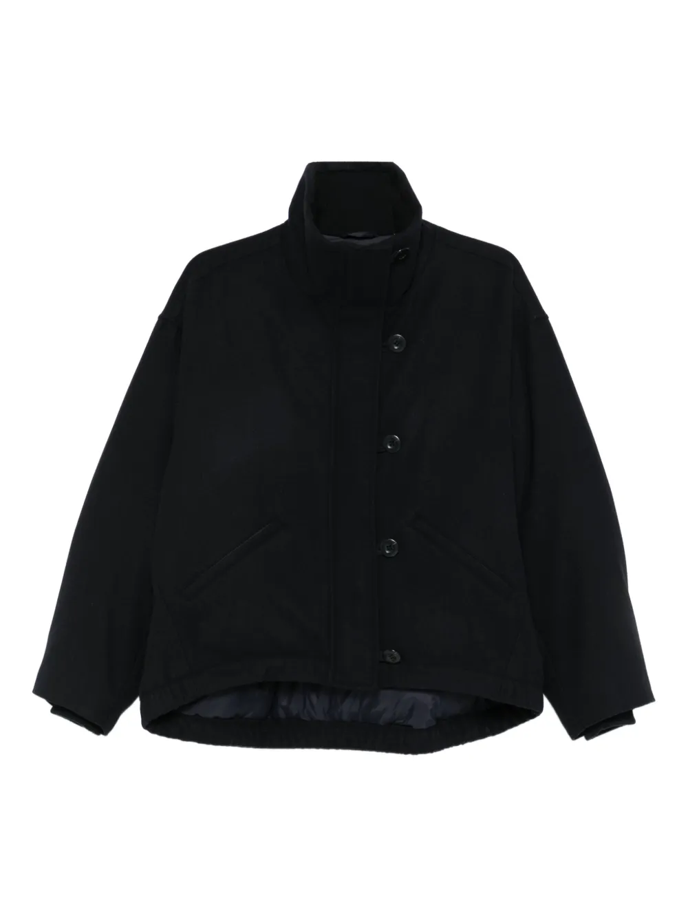 

Пальто с высоким воротником EMPORIO ARMANI, черный