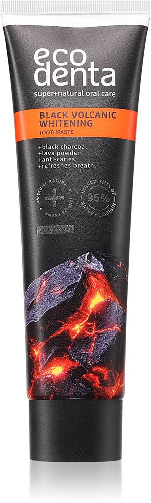 

Черная вулканическая отбеливающая зубная паста Ecodenta, 100 мл
