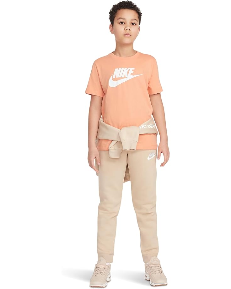 Футболка Nike Kids Sportswear Icon Futura Tee, цвет Apricot Agate — фото 4
