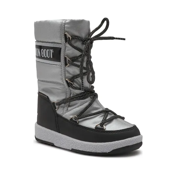 

Утепленные зимние ботинки Moon Boot, серебряный