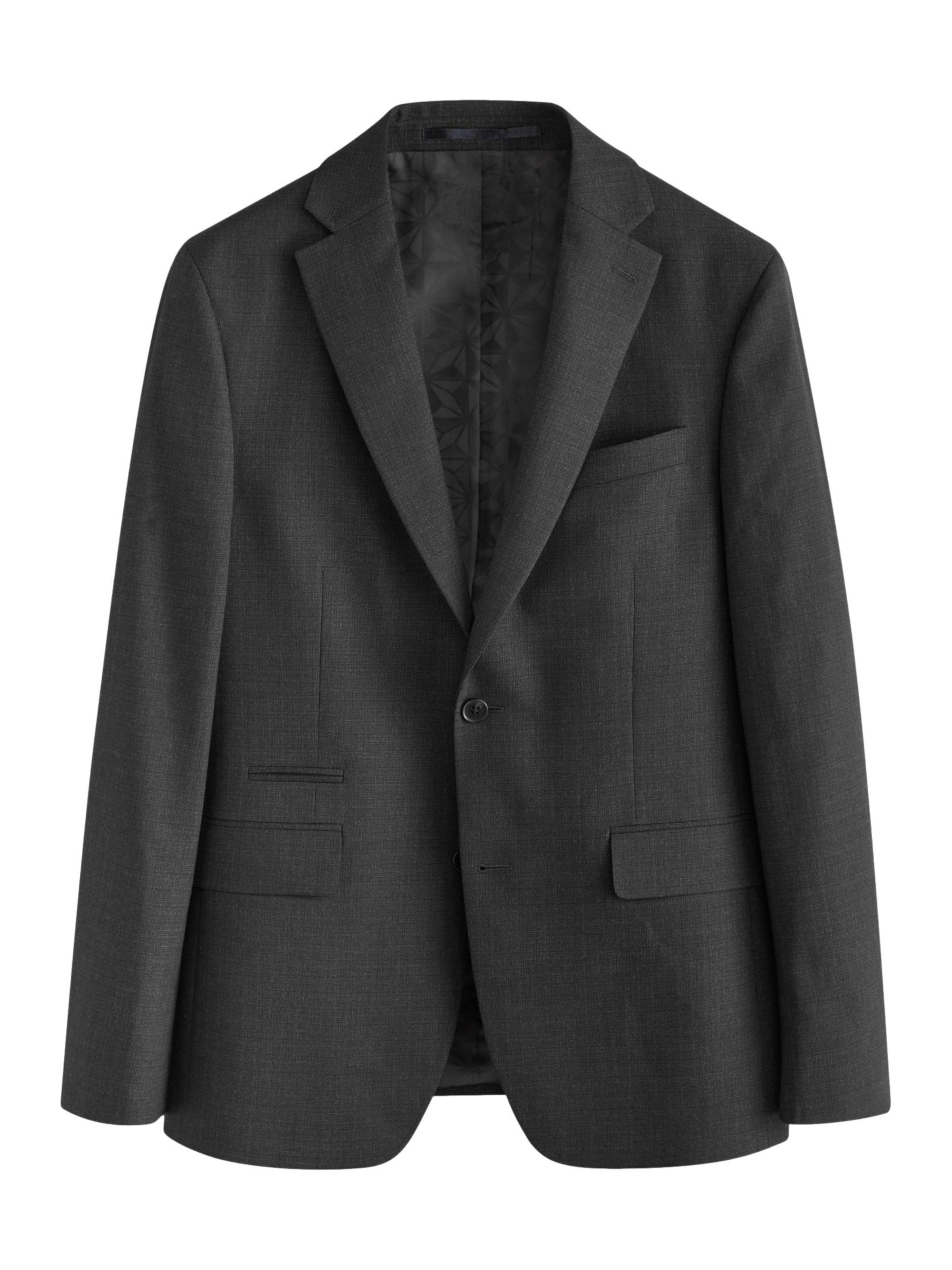 Next Приталенный пиджак Slim fit в черном цвете