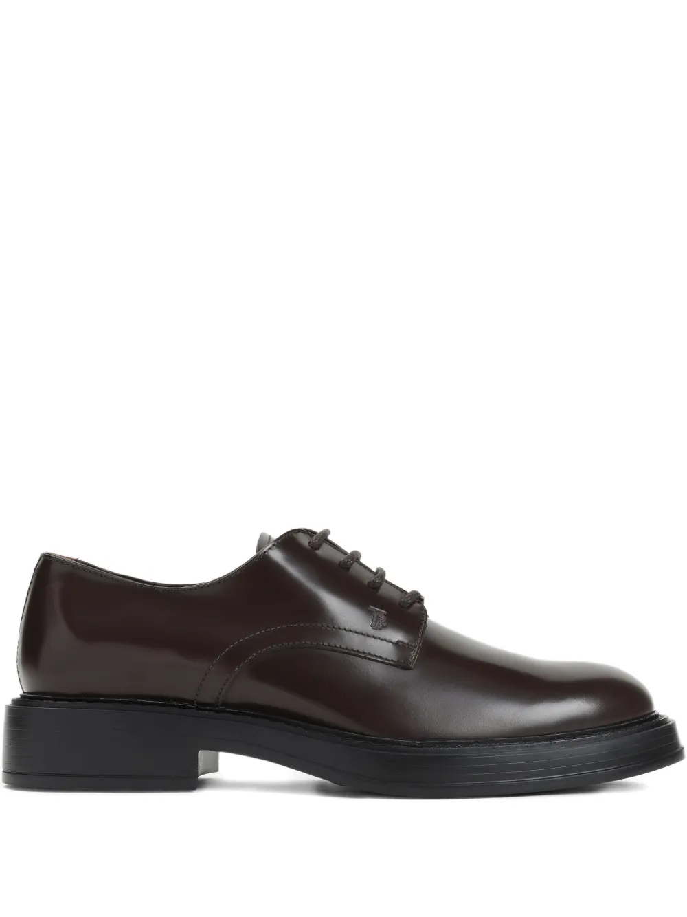 

Кожаные туфли дерби на шнуровке TOD'S, черный