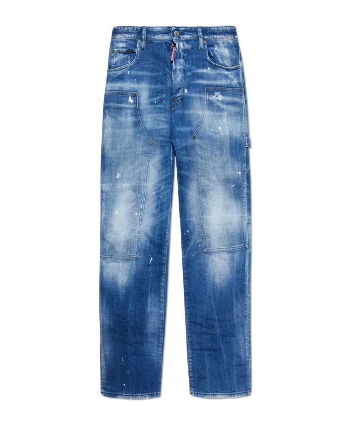 

Джинсы свободные Dsquared2, синий