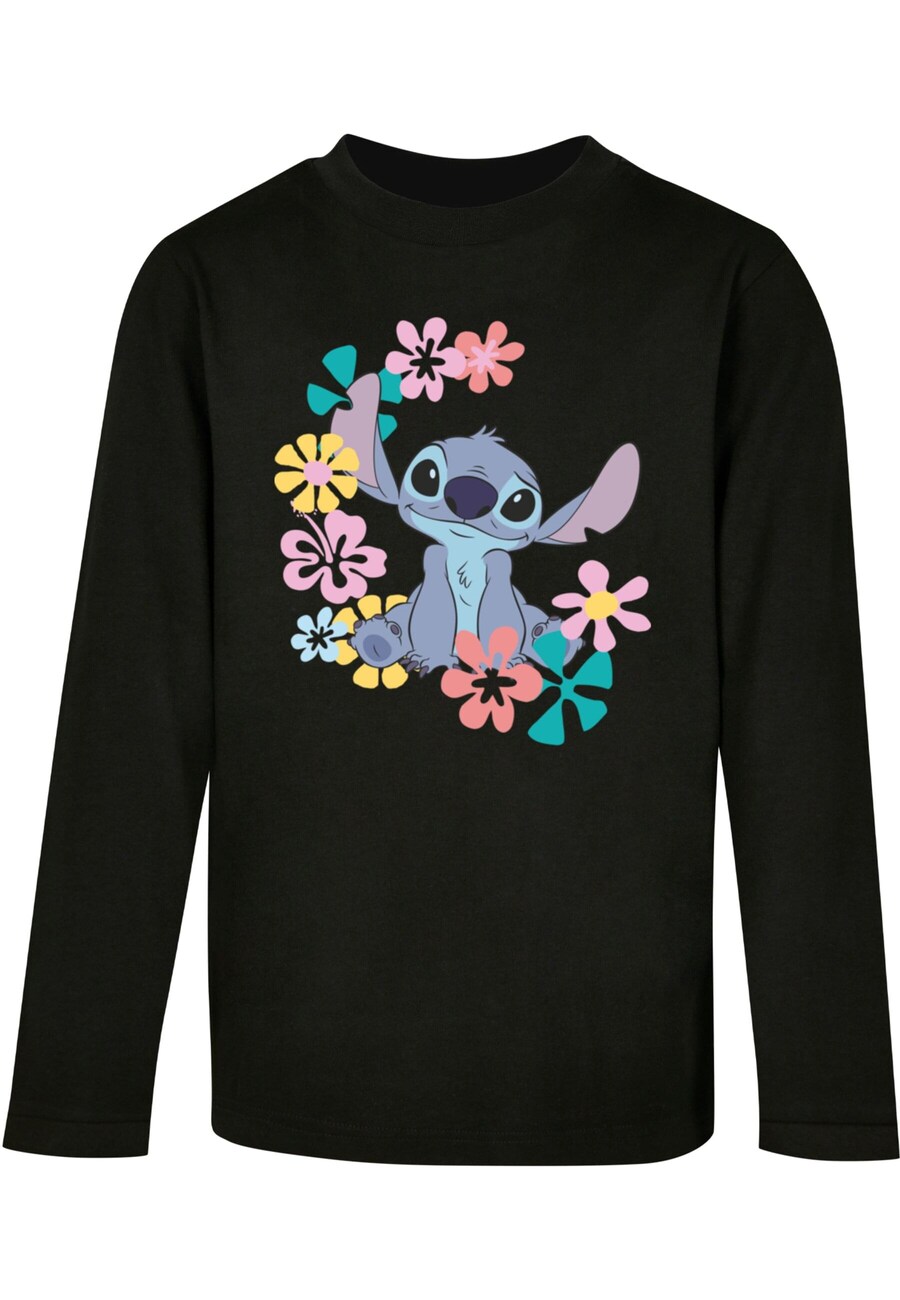 

Лонгслив ABSOLUTE CULT Shirt Lilo and Stitch - Circle, черный