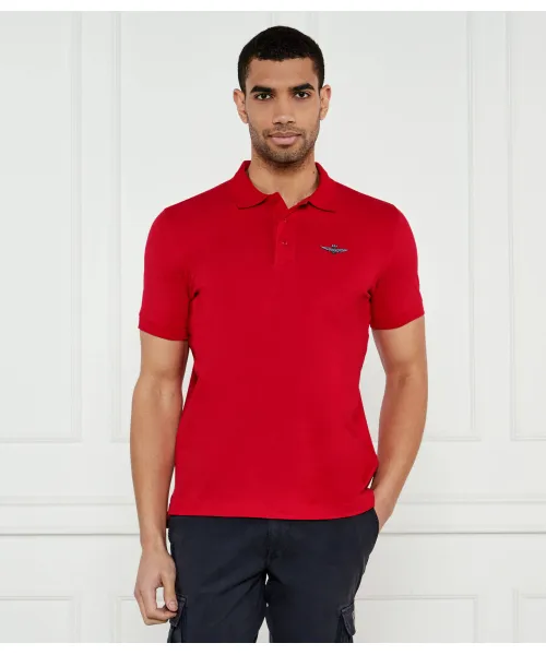 

Футболка поло Regular fit Aeronautica Militare, красный