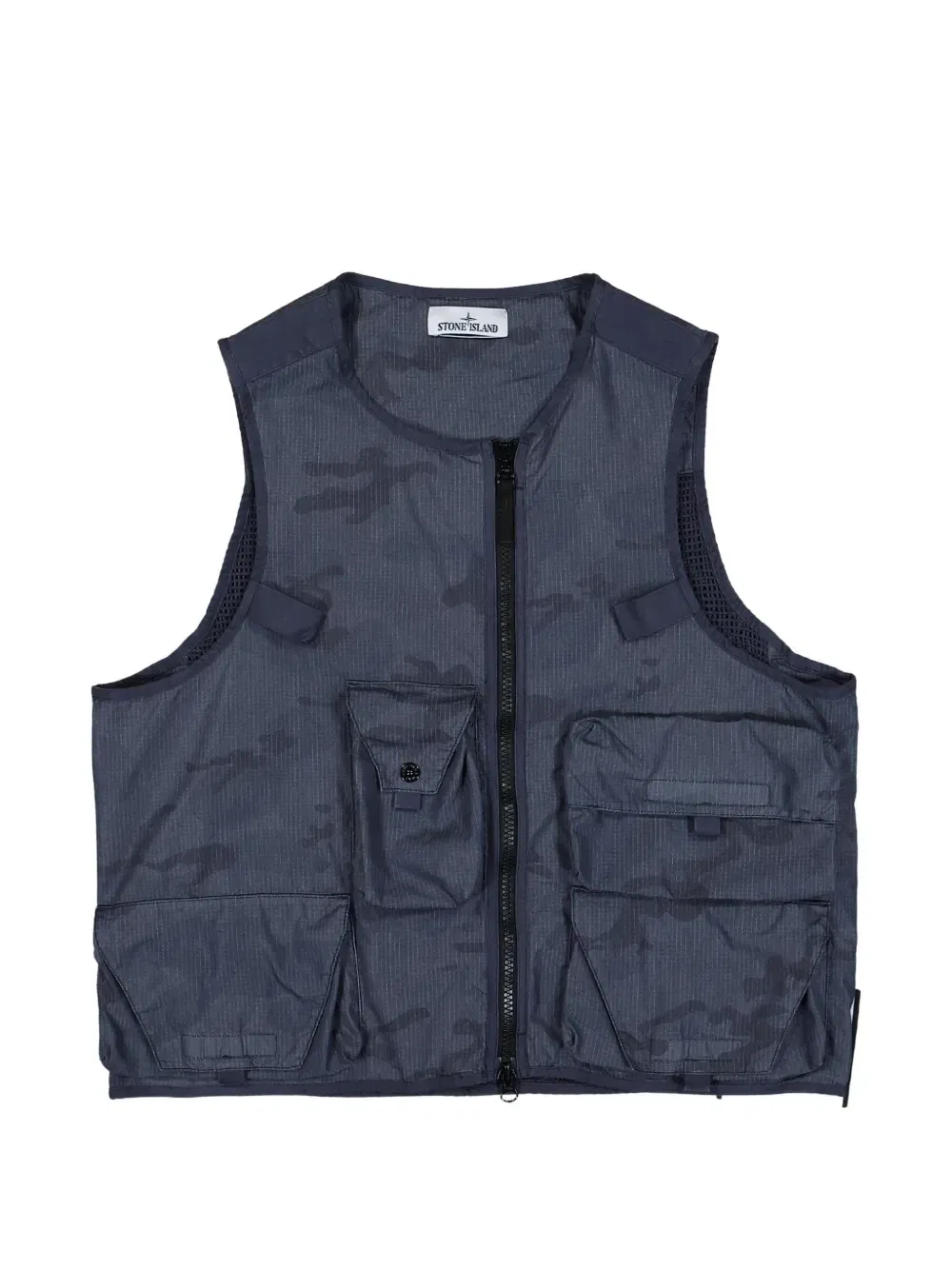 Жилет из Ripstop-TC Stone Island, синий