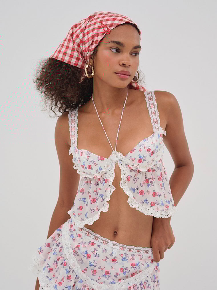 

Топ дня Ditsy For Love & Lemons, красный