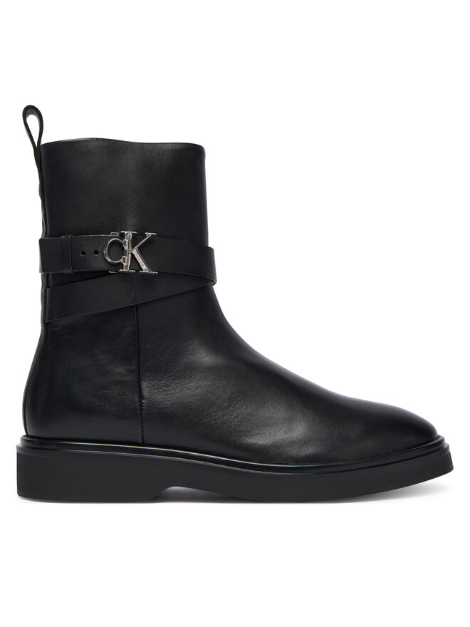 Ботильоны Ankle Boot W/ Metal Logo HW0HW02663 Calvin Klein, черный