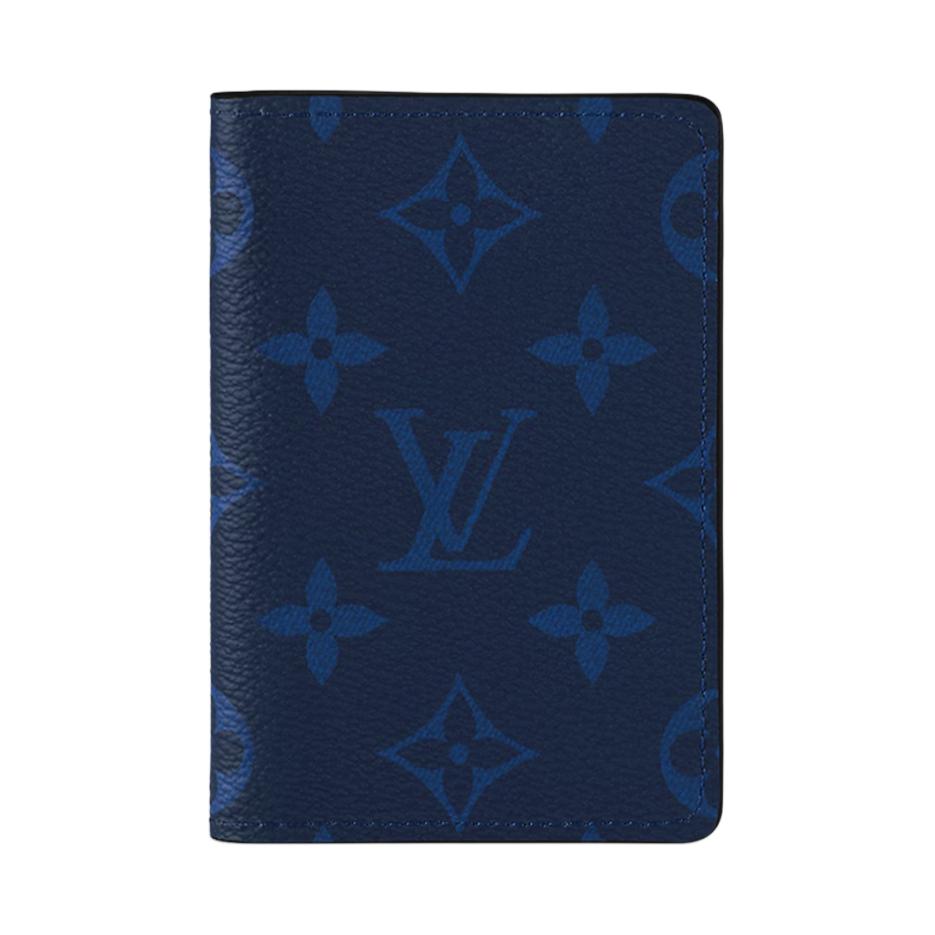 

LOUIS VUITTON Карманный органайзер Монограм Пасифик Тайга Блю