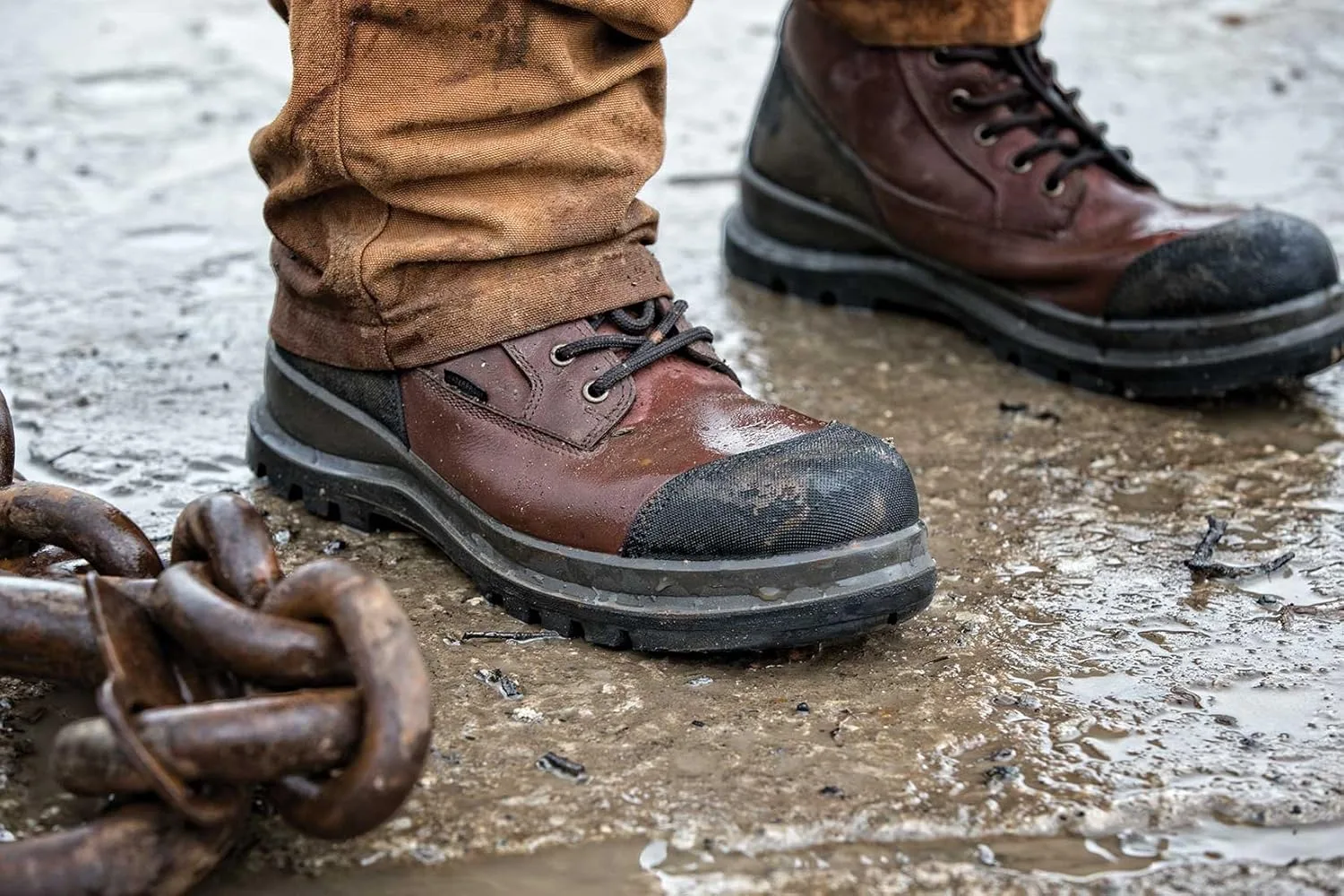 Водонепроницаемые ботинки Carhartt F702905 Detroit Rugged Flex S3, черный — фото 2