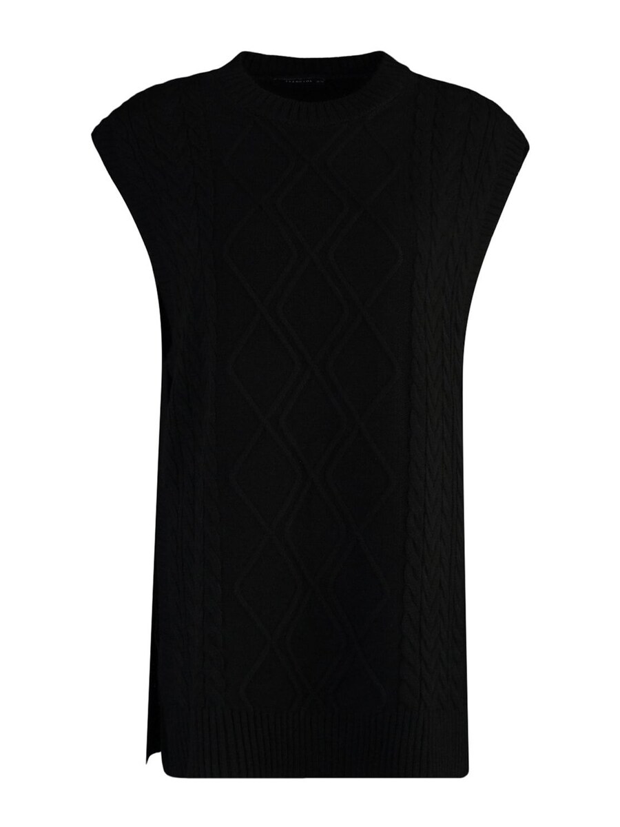 

Тонкий вязаный свитер Trendyol Sweater, черный