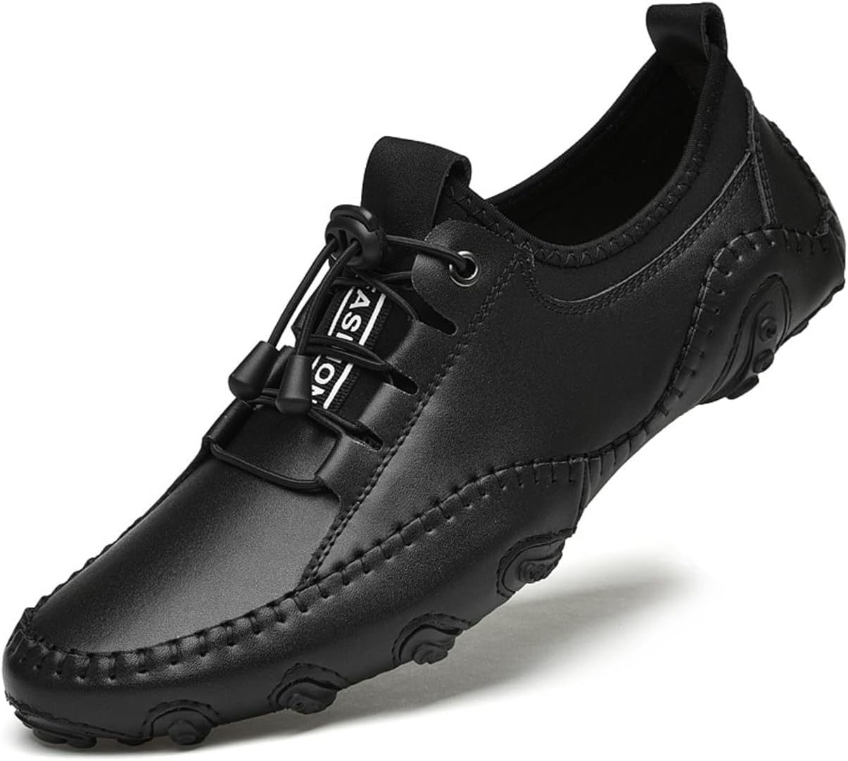 

Мужские повседневные слипоны AngryMonkey для ходьбы и вождения, удобные, регулируемые, ручной работы, легкие, дышащие, пенни-лоаферы, мокасины, туфли на плоской подошве для отпуска, черный