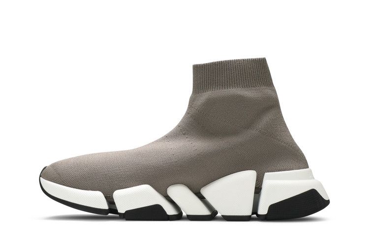 Кроссовки Balenciaga Balenciaga Wmns Speed 2.0 Sneaker 'Dark Beige', коричневый — фото 4