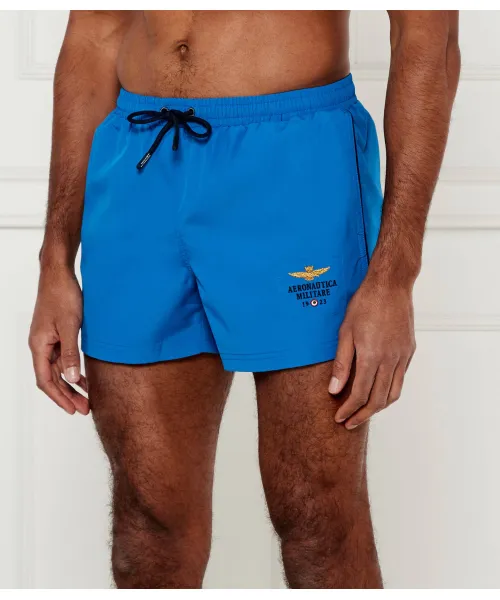 

Пляжные шорты Regular fit Aeronautica Militare, синий