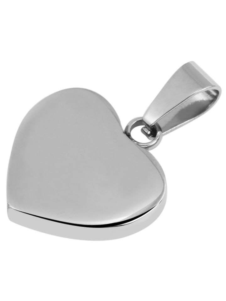 

Adeliás Женский кулон - Сердце. Кулон в форме сердца из нержавеющей стали серебристого цвета
