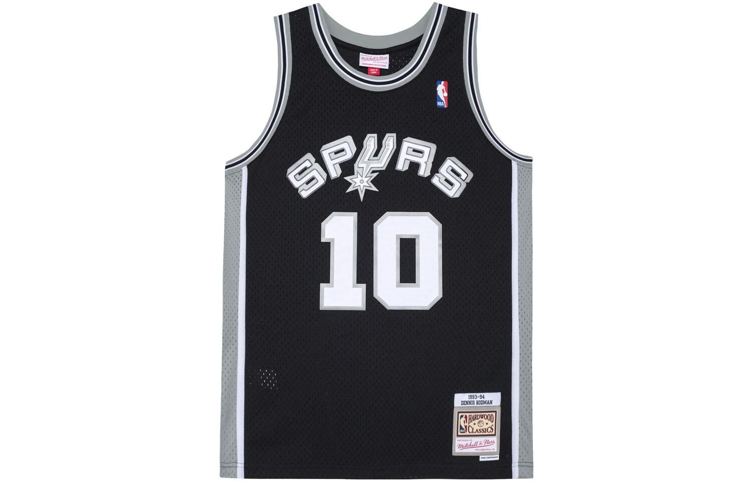 

Свингерская баскетбольная майка НБА Dennis Rodman San Antonio Spurs 1993 94 от Mitchell & Ness Mitchell Ness, черный