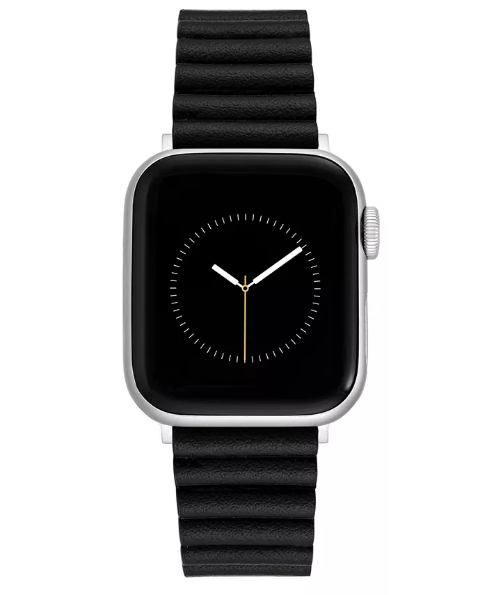 

Женский черный ремешок из искусственной кожи для Apple Watch 42 мм (Series 10) и 38/40/41 мм Nine West