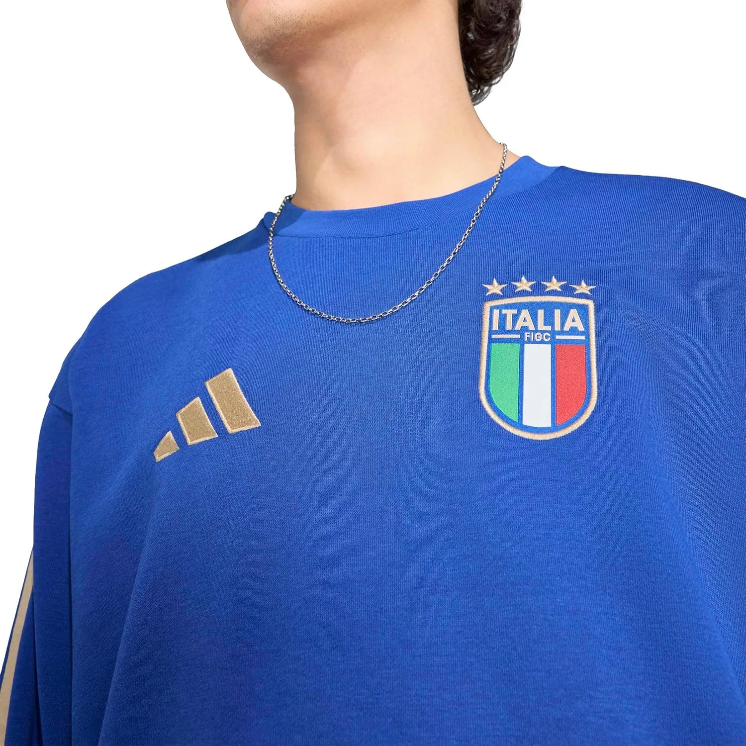 Мужская толстовка adidas Alphaskin Crew Sweat производства Италии — фото 3