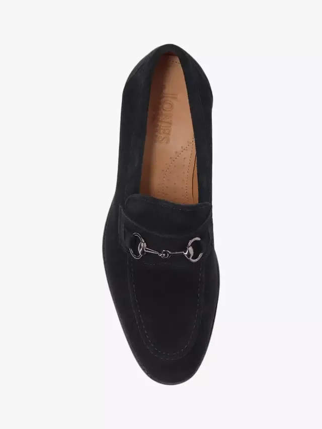 Замшевые лоферы Reece Jones Bootmaker, Black Suede — фото 4