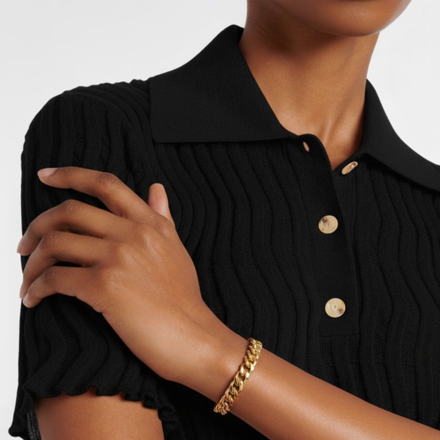 

Браслет и браслет из нержавеющей стали с 18-каратным покрытием Joey Baby, Goild