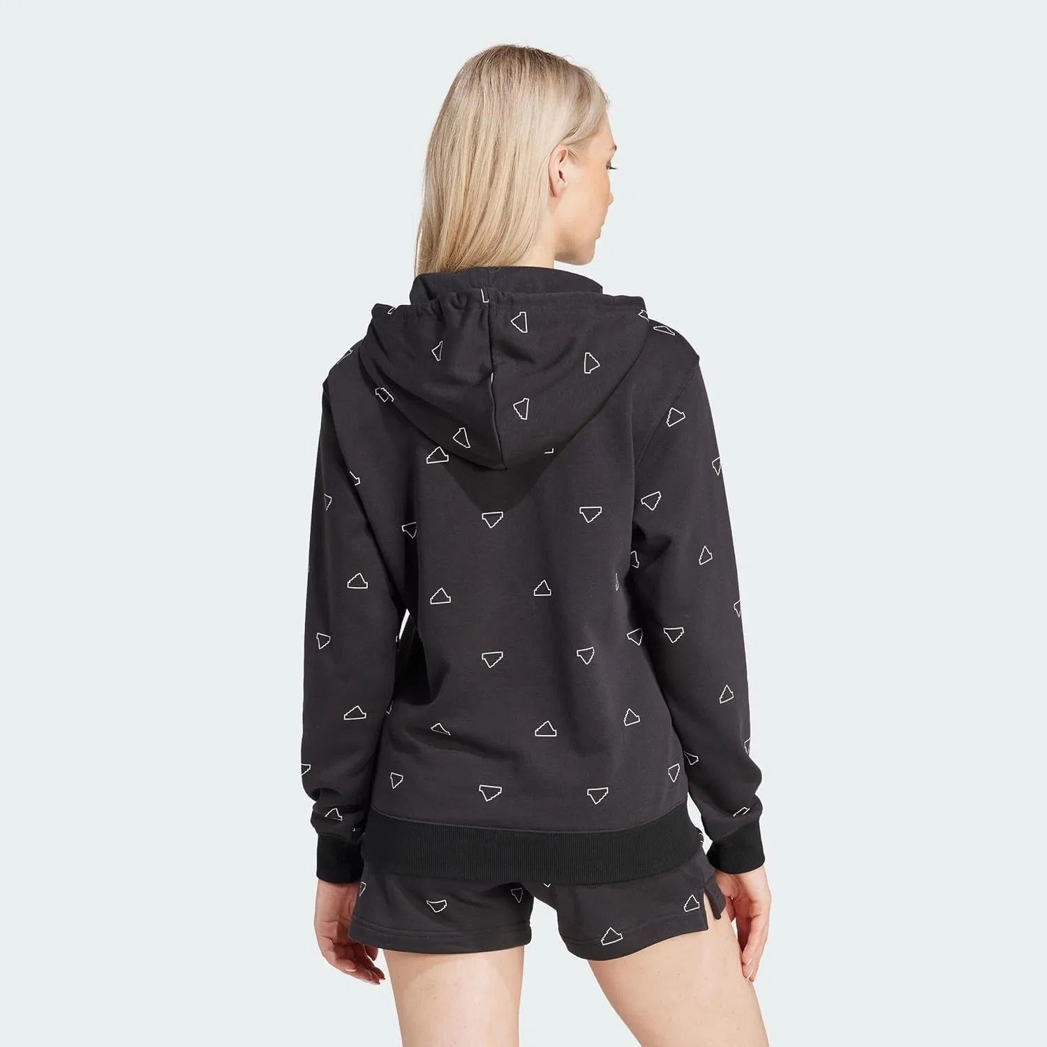 Толстовка женская adidas, Black — фото 4