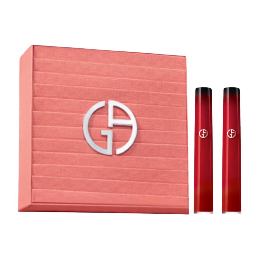 

GIORGIO ARMANI AMANI Limited Red Tube Box блеск для губ матовый тон лица осветляющий 6,5мл+6,5мл