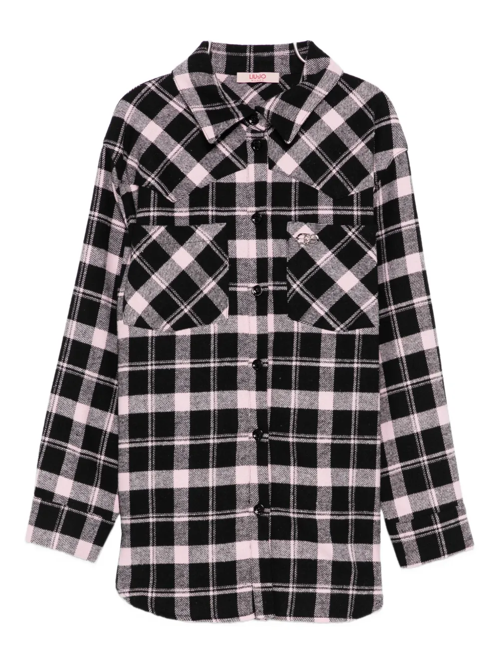 

Клетчатая рубашка Liu Jo Kids, черный