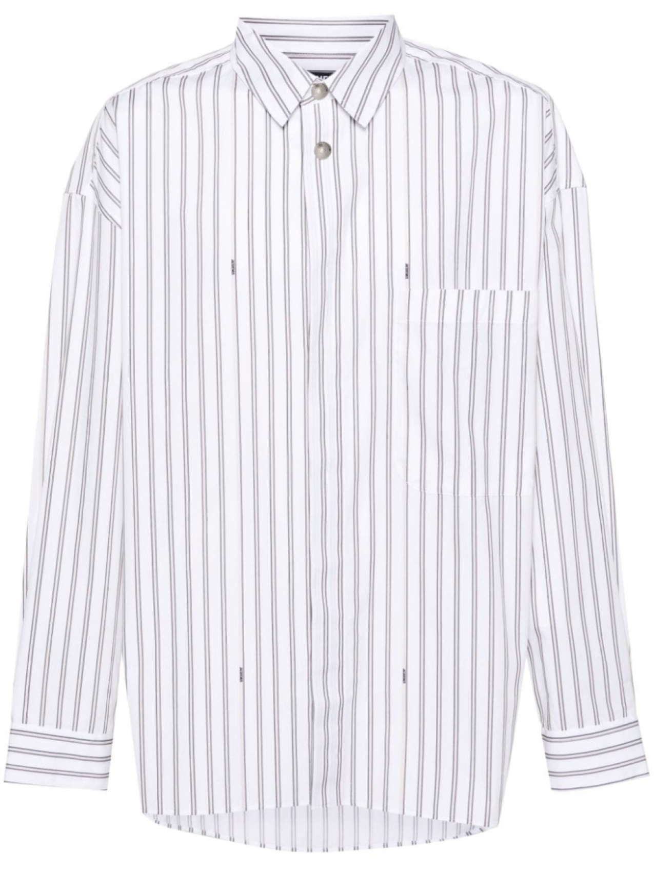 

Jacquemus рубашка в полоску, белый