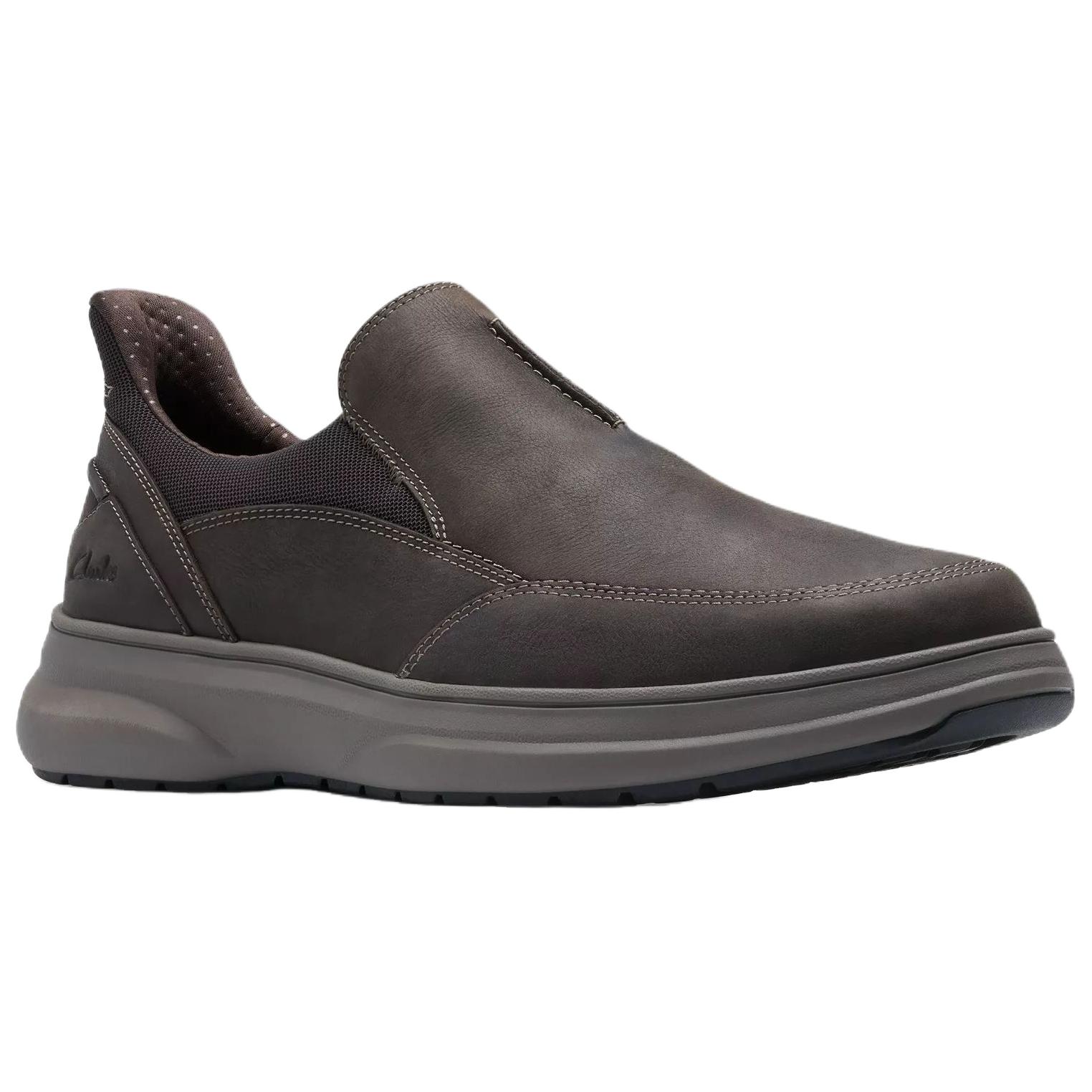 Clarks Мужские повседневные туфли Mullan Step в тёмно-коричневом цвете, цвет Dark Brown — фото 3