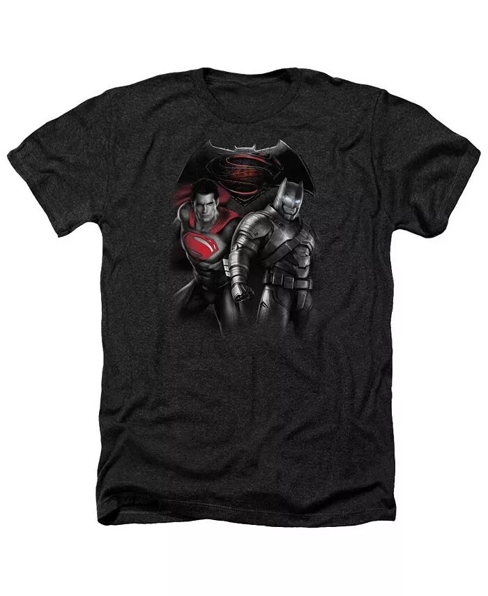 

Мужская футболка Stand Off Adult Heather Batman V Superman, черный
