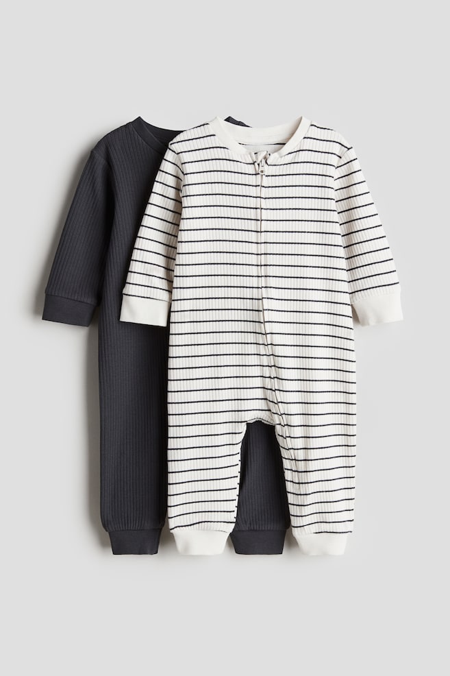 

2 упаковки хлопковых пижам H&M, мультиколор