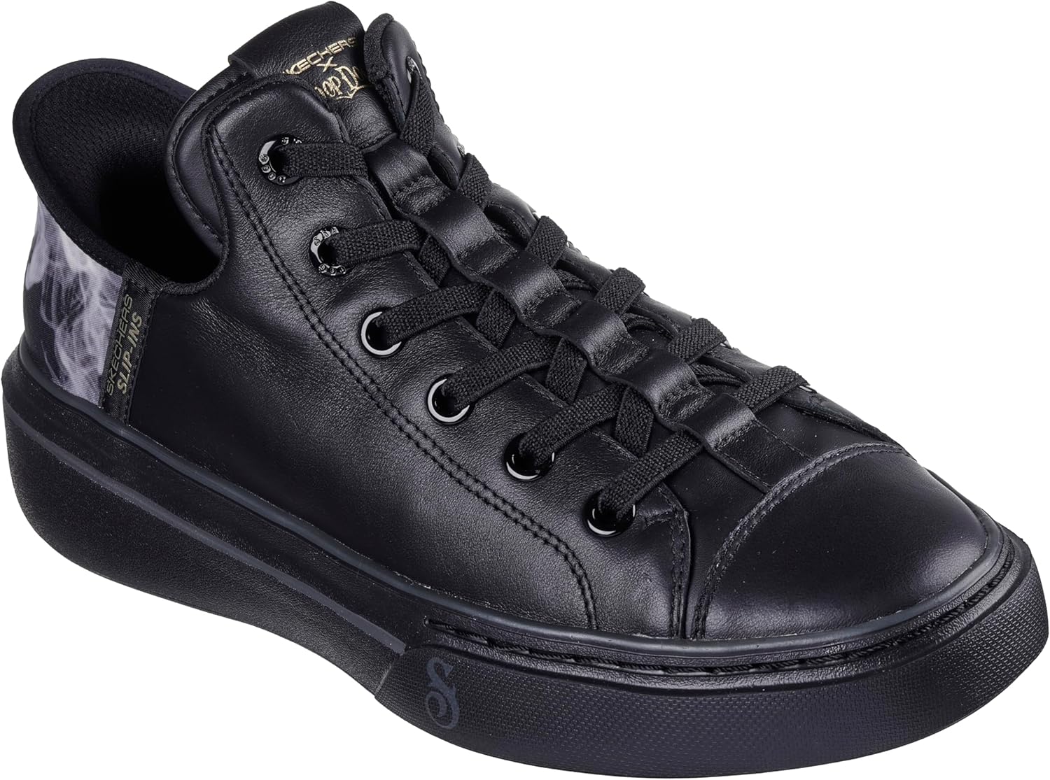 Мужские кроссовки Skechers Snoop Dogg: Snoop ONE-Double G Hands Free Slip-Ins, черный — фото 4