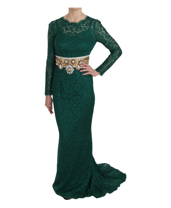 

Платье Emerald Elegant с длинными рукавами Dolce & Gabbana, зеленый